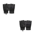thumbnail image 2 of Guantes portátiles Toystoory 1 par de medio dedo Montañismo acolchado Ciclismo Equipo deportivo Negro XL, 2 of 6