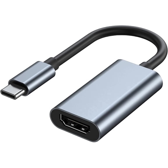 USB C to HDMI Adapter for Monitor, 4K HDMI to USB-C Laptop Docking Stations for MacBook pro, USB Type C to HDMI Cable for iPad air, Thunderbolt 3 Video Dongle Converter for Chromebook XPS TV ect