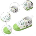 thumbnail image 6 of Dakaela Unisex Baby Boys Girls Shoes Newborn Infant Anti Slip Canvas Sneakers Toddler First Walkers Crib Shoes Green Size 3.5, 6 of 7