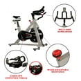 thumbnail image 5 of Sunny Health & Fitness Belt Drive Indoor Cycling Bike with High Weight Capacity, Cadence Sensor and Pulse Rate Monitor, SF-B1735, 5 of 9