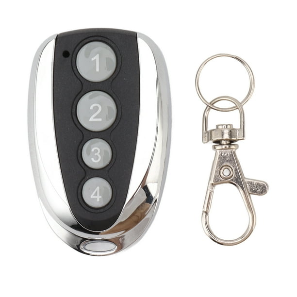 Reemplazo de control remoto para abre-puertas de garaje, control remoto de 4 botones con llavero para abre-puertas de garaje.
