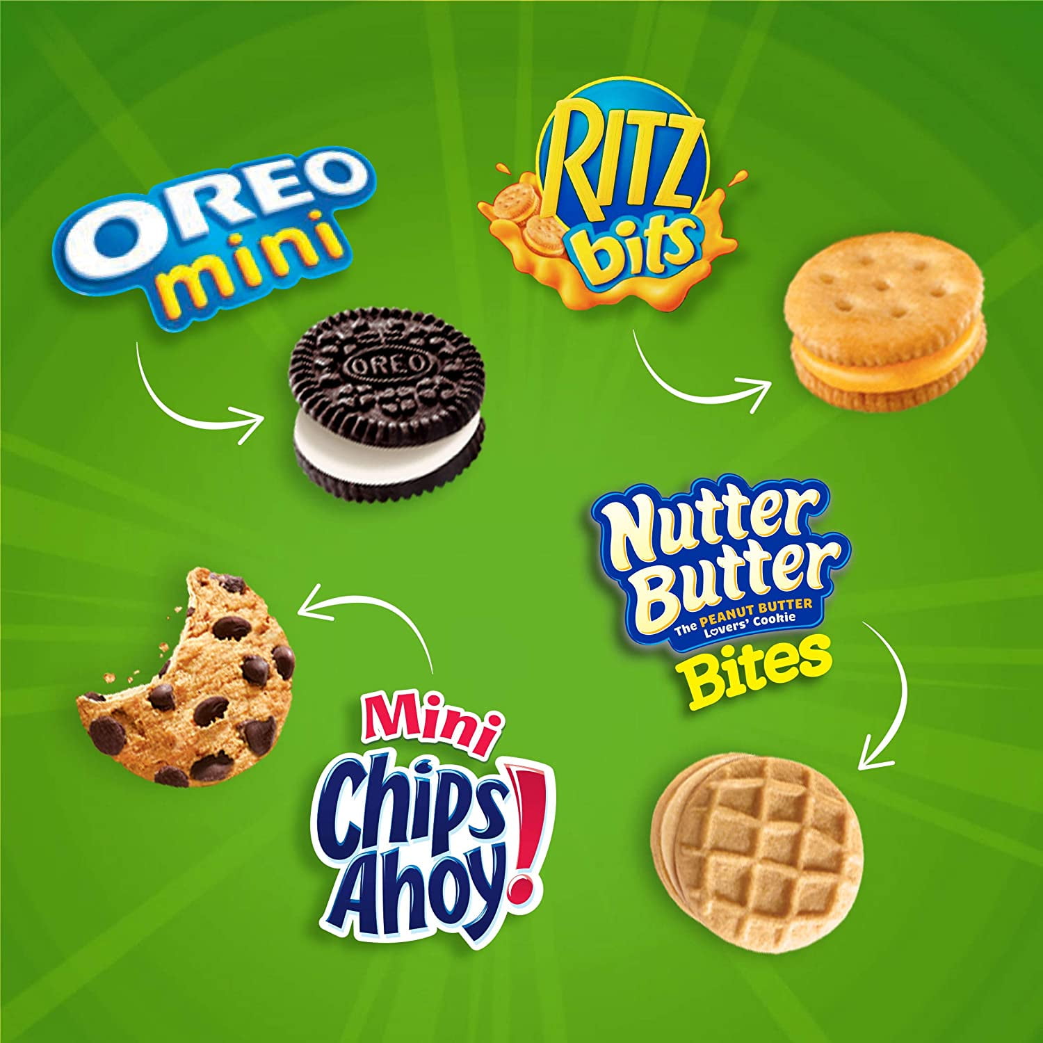 Nabisco Classic Mix Cookies & Crackers Variety Pack, (40 Pack/1 Ounce)