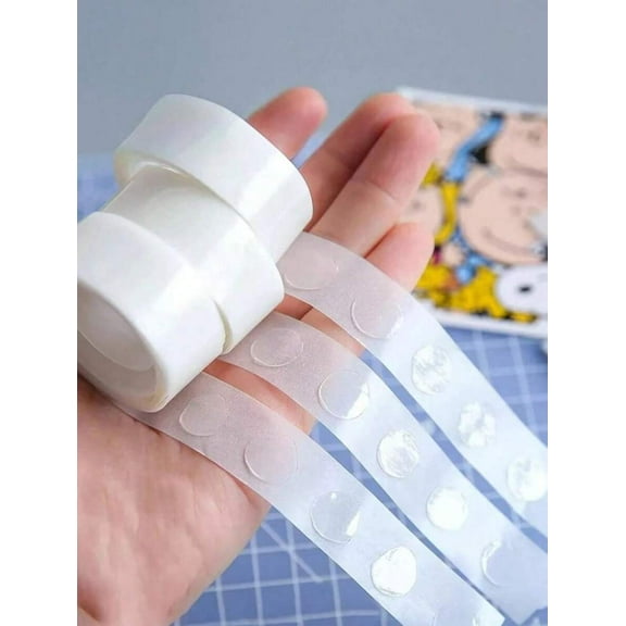 100 Pieces/Roll Balloon Adhesive Dots Adhesive Tape Double-Sided Transparent Adhesive Birthday Wedding Party Balloon Adhesive Balloon Bracket Arch