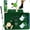 GREEN, variant on Mini Golf Game Set with Tiny Golfers on Stick, Family Desk Putting Game Red Green