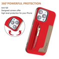 thumbnail image 4 of Decase Removable 2-in-1 Magnetic Wallet Case Compatible with iPhone 13 Pro,Fashion PU Leather Flip Cover with RFID Blocking,6 Card & Cash Slots,Shockproof Anti-Scratch PC+TPU Back Cover,Red, 4 of 12