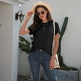 thumbnail image 5 of CURBODO Basic T Shirt for Women UPF50+ Sun Protection Summer Short Sleeve Tops - Solid Color Casual Loose Fit Crew Neck Plain Tee (S-2XL), 5 of 8