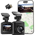 thumbnail image 2 of Dash Cam with 32 GB Card, 1.5'' IPS Screen, External GPS, WiFi Dash Camera for , Front Dashcams for  with APP, WDR, Night Vision, 24 Hours Parking , G-Sensor, Loop Recording, 2 of 7