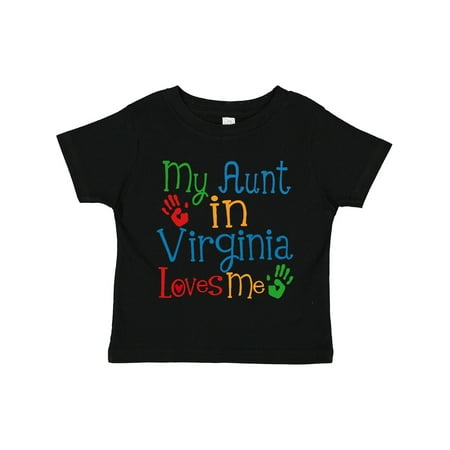 

Inktastic My Aunt in Virginia Loves Me Gift Toddler Boy or Toddler Girl T-Shirt