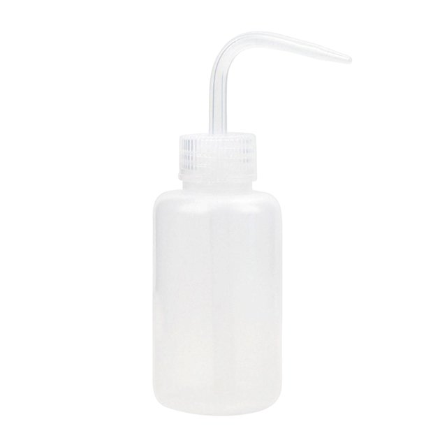 Botella de lavado, con etiquetas de escala Herramientas de jardinería Botella exprimible, para regar Almacenamiento de líquidos de aceite , 150 ml 150ml Salvador Lavar botella