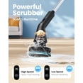 thumbnail image 2 of Electric Spin Scrubber, 2026 Upgraded Cordless Cleaning Brush Bathroom Scrubber, IPX7 Waterproof Electric Scrubber with 7 Brush Heads, Extendable Long Handle Power Scrubber for Bathtub Floor, 2 of 2