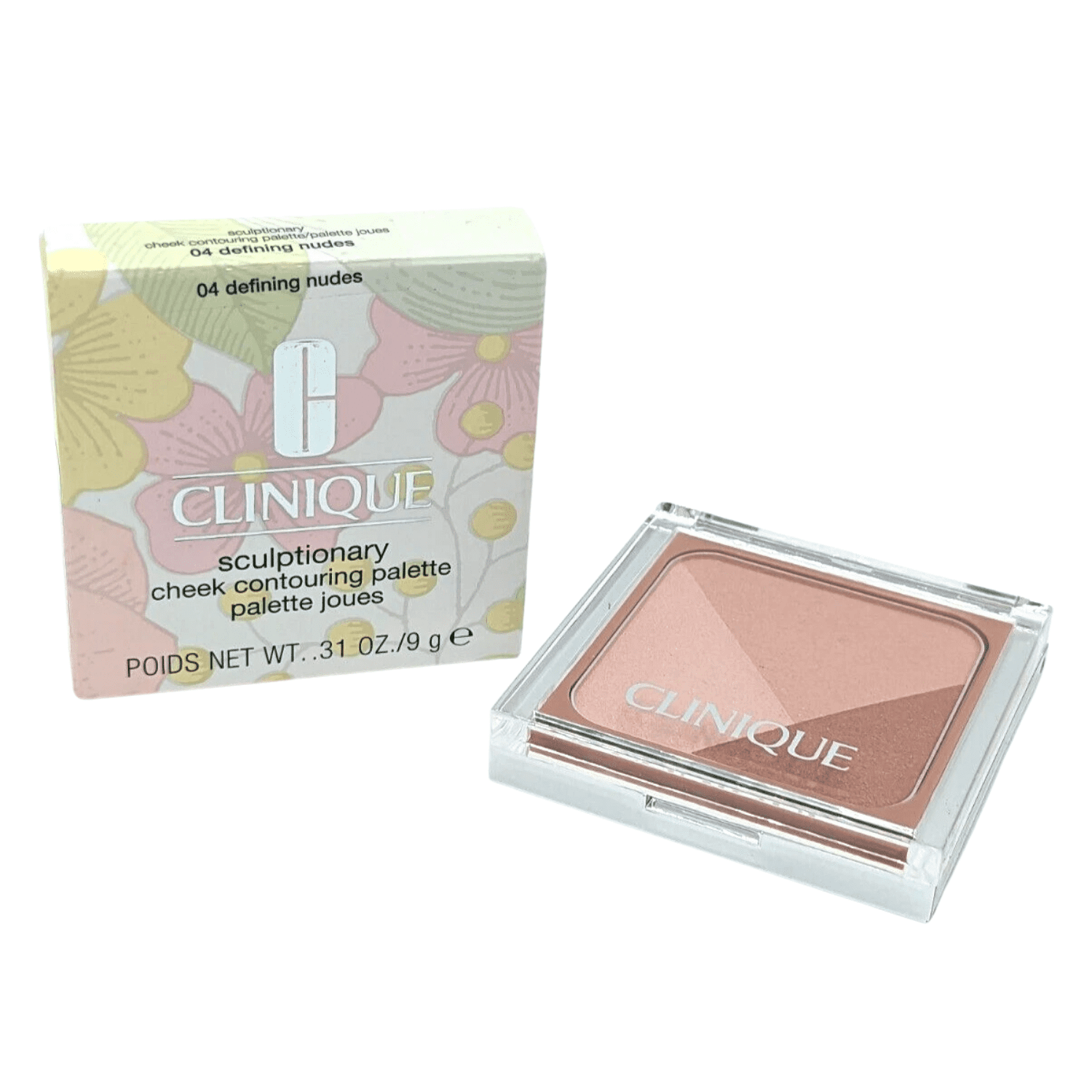 Clinique Sculptionary Cheek Contouring Palette, [04] Defining Nudes .31 oz