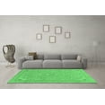 thumbnail image 3 of Ahgly Company Indoor Rectangle Abstract Emerald Green Modern Area Rugs, 7' x 9', 3 of 4
