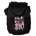 thumbnail image 3 of Pet, Dog  Cat Hoodie Screen Printed, "All About That XOXO", 3 of 10