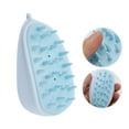 thumbnail image 4 of Unique Bargains 1 Pc Arc Massage Hair Brush for Head Massage 3.94"x2.36"x1.97" Blue, 4 of 6