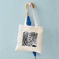 thumbnail image 4 of CafePress - Zebra Print Tote Bag - Unisex Canvas Tote Bag, Beige, 1-Piece, 4 of 6