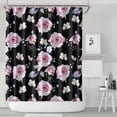 thumbnail image 2 of Waterproof Pioneer Shower Curtain 84x72 Inch Polyester Unique Colorful Floral Shower Curtain for Bathroom Hotel Home Decor with 12 Plastic Hooks, 2 of 5