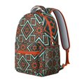thumbnail image 2 of Trendy Geometric Shapes Texture Designer Backpack, Laptop Bookbag for College, School, Work, Durable Travel Daypack with Pockets, Perfect Gift Idea, 2 of 6