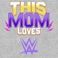 thumbnail image 2 of Women's WWE This Mom Loves WWE Graphic Tee Athletic Heather X Large, 2 of 4