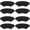 Color 133, variant on Heel Pads for Shoe That are Too Big, Inserts for Women, Heel Grips for Womens Mens, Protectors Cushion Liners for Blisters Loose Shoes, Comfort Fillers (Black 20pairs)