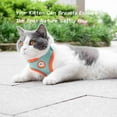 thumbnail image 6 of Feelers Pet Cat Dog Harness and Leash for Walking, Soft Adjustable Vest Harnesses, M, Blue, 6 of 7