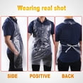 thumbnail image 2 of EcoNesxp Plastic Apron Disposable Aprons Cooking Suitable for Painting Party 100pcs, 2 of 5