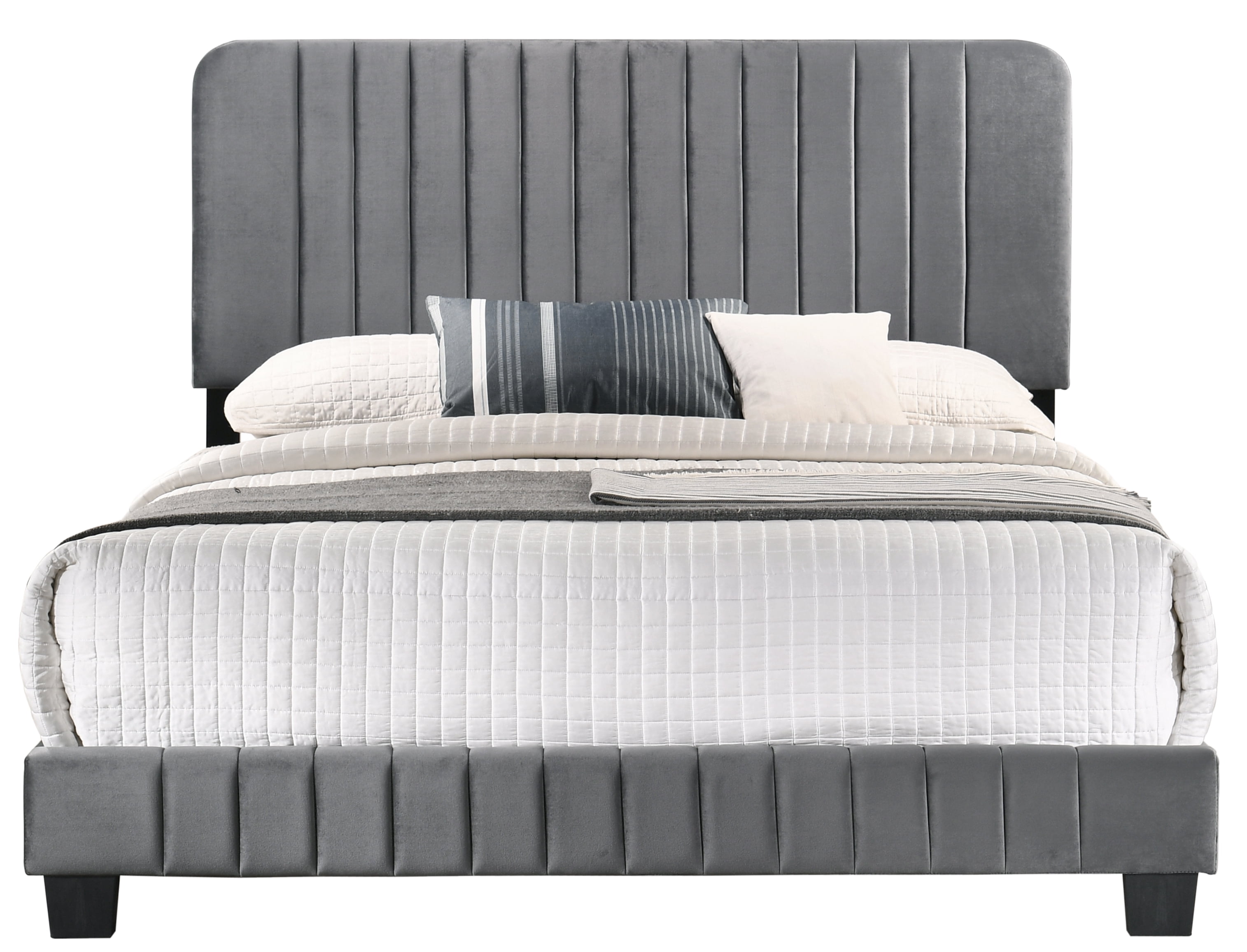 Glory Furniture Lodi Queen Bed in Gray Color