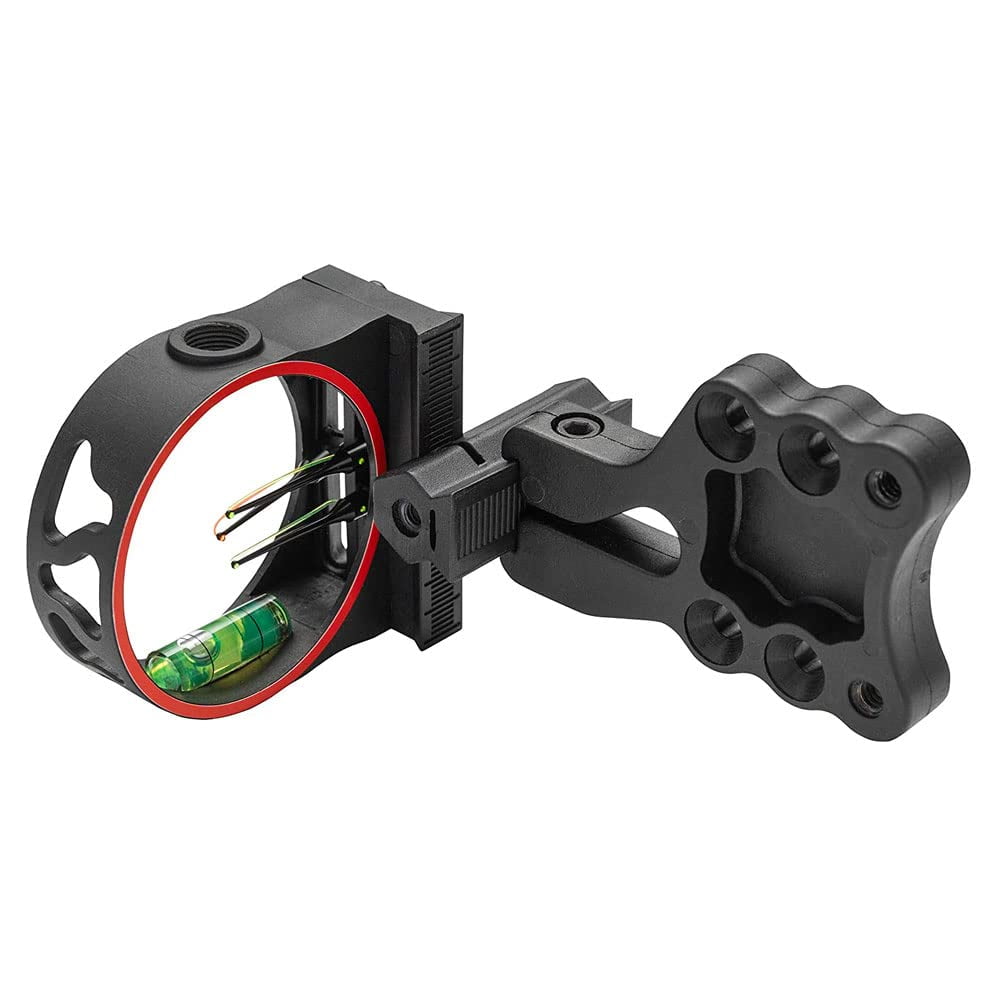 Stryker Lightweight 3-Pin Bow Sight with Hi-Vis Level for Archery Hunting Shooting