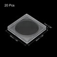 thumbnail image 2 of Uxcell Coin Snap Holder Coin Case Storage Square with Foam Gasket Fit 17-37mm Coins, Clear Black 20 Pack, 2 of 6