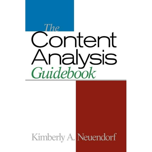 The Content Analysis Guidebook, (Hardcover)