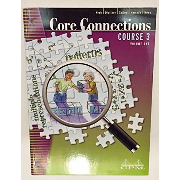 Pre-Owned Core Connections Course 3 Volume One, 9781603280891, 1603280898, Paperback,