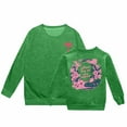 thumbnail image 5 of WOYY Big Girl's Sweatshirt Flower Print Casual Loose Sweatshirt Children's Pullover, 5 of 5