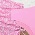 thumbnail image 6 of Girl's 3 Piece Cute Halter Triangle Bikini Swimsuit with Beach Cover Up, 6 of 6