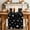 Black, variant on Dog Paw Prints Dining Table Runner, Gray White Cat Paws Animal Tracks Black Background Washable Table Runners Kitchen Coffee Table Center Decor for Home Party Holiday Wedding 13 x 36 Inches