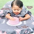 thumbnail image 4 of Grabease Allover Waterproof Bib for Self-Feeding Babies and Toddlers 6-24 M | Baby Bibs with Plate Outline Fully Covers Baby and High Chair | Safe, Machine Washable Baby Led Weaning Supplies, 4 of 4