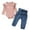 Pink, variant on FDDMis Girl Outfits Size 8 Knitted Newborn Outfit Girls Legging Sets Toddler Girl Jogger Set Red Overalls Baby Boy Good Gifts for Mom Warehouse