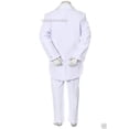 thumbnail image 6 of 6pc Baptism White Tuxedo English Spanish Colored Silver Gold Pope Mary Stole, 6 of 7