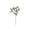 White, variant on Artificial Rose, 7-Head Burn Edge Faux Rose Floral Branch, Realistic Fake Flower Bouquet, Decorative Ornament for Vase, Home, Wedding, Hotel & Party Use