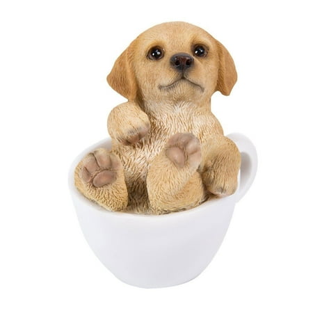 UPC 726549120244 product image for Golden Retriever Puppy Adorable Mini Teacup Pet Pals Puppy Collectible Figurine  | upcitemdb.com