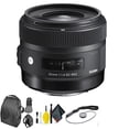 thumbnail image 1 of Sigma 30mm f/1.4 DC HSM Art Lens for Nikon + Deluxe Lens Cleaning Kit Bundle, 1 of 7