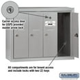 thumbnail image 2 of Mailbox, Aluminum, Powder Coated, 4 Doors, Surface, - 3504ASU, 2 of 3