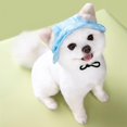 thumbnail image 2 of Minzimin 1Pack Dog Hat with Ear Holes Sunscreen Baseball Caps Hats Outdoor Bucket Hat Sun Protection Dog Bonnet for Small and Medium-Sized Dogs, 2 of 8
