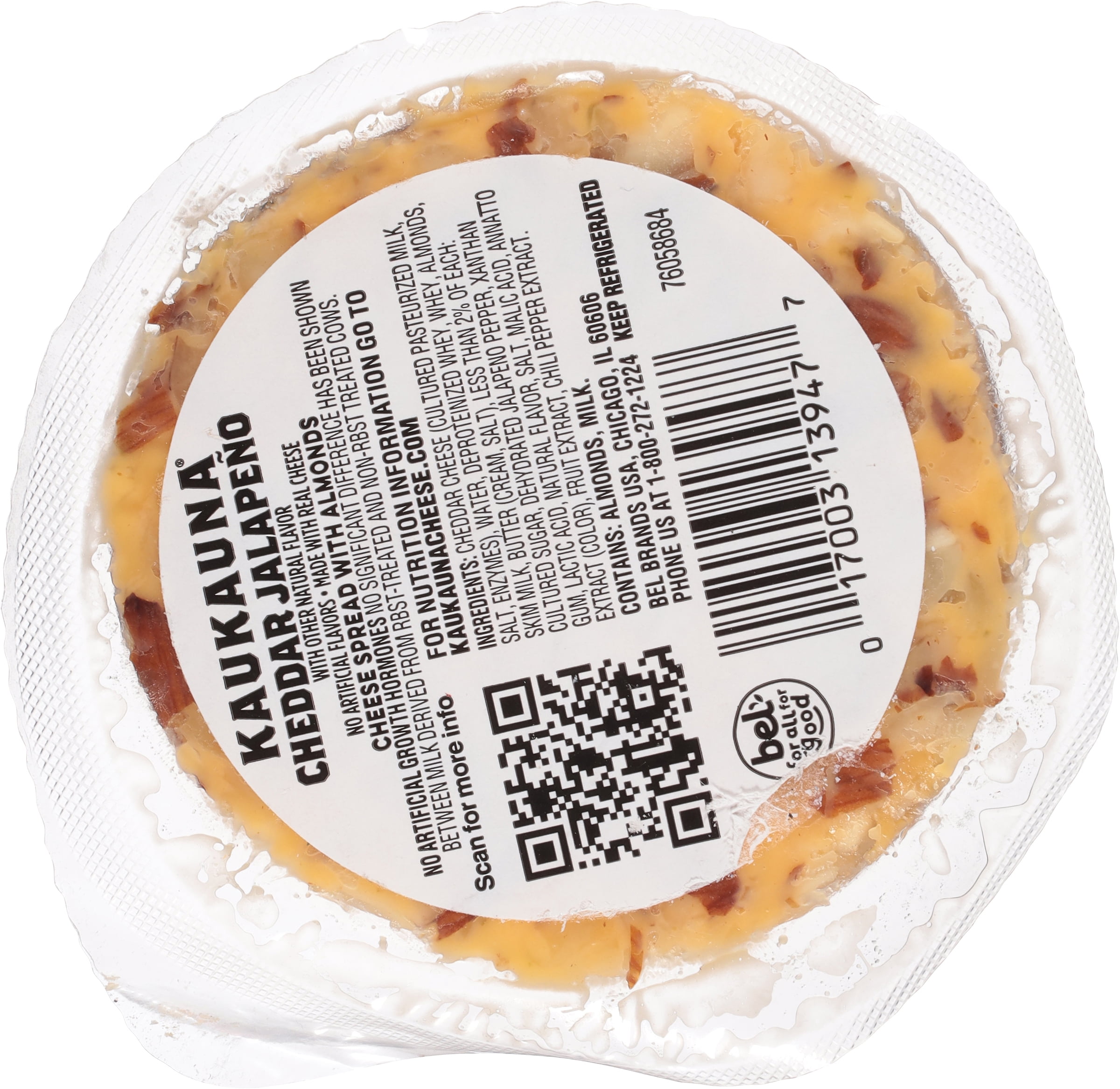 Kaukauna® Cheddar Jalapeño Spreadable Cheese Ball, 6 oz, Refrigerated