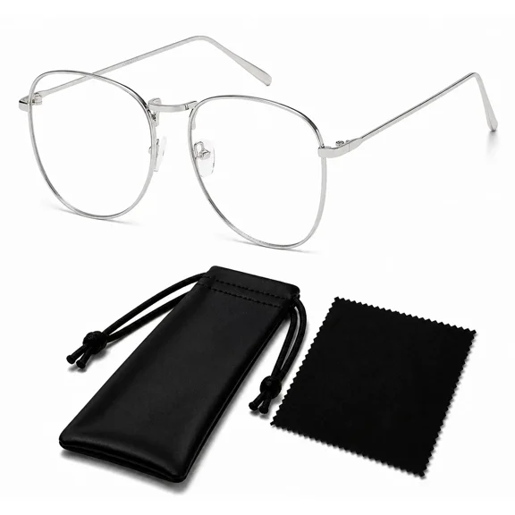 Round Frame Classic Clear Lens Fashion Glasses Men Women