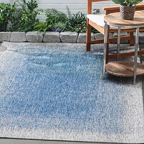 Flat Woven Outdoor Rug Waterproof, Easy To Clean, Stain Resistant