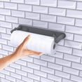 thumbnail image 3 of Fresno Collection Wall Mounted Rollerless Paper Towel Holder in Matte Gray, 3 of 3