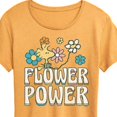 thumbnail image 3 of Peanuts - Flower Power - Women's Short Sleeve Graphic T-Shirt, 3 of 7