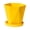 Yellow, variant on Lightweight Plastic Flower Pots for Garden Indoor and Outdoor Plants with Drainage Holes and Trays Thickened Decorative Garden Flower Pots