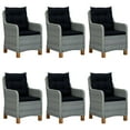 thumbnail image 4 of vidaXL 9 Piece Garden Dining Set Light Grey, 4 of 5