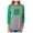 Green/Gray, variant on Tstars Womens Irish Green Clover Heart Gift for St Patricks Day Beautiful Shirts Gift for Her Irish Shirt Pride Proud Irish 3-4 Women Sleeve Baseball Jersey Shirt
