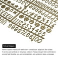 thumbnail image 5 of Uxcell Felt Letter Board Letters Numbers Symbols 3/4 inch Bronze Alphabet Message Board Changeable, 5 of 6